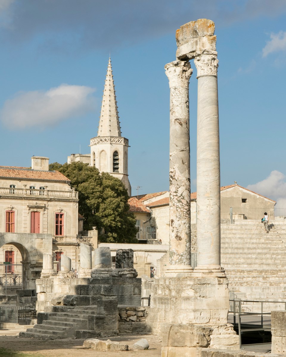 Arles' historical monument: the Ancient Theatre.