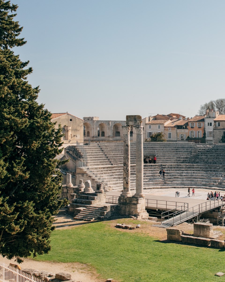 Le théâtre antique d'Arles.